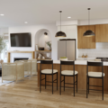 Kitchen and Living Room - Hudson Interior