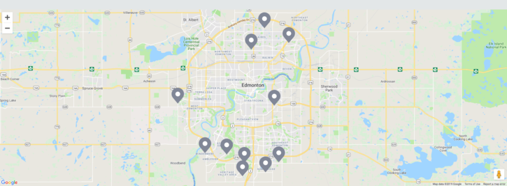 Carrington Communities Edmonton Map
