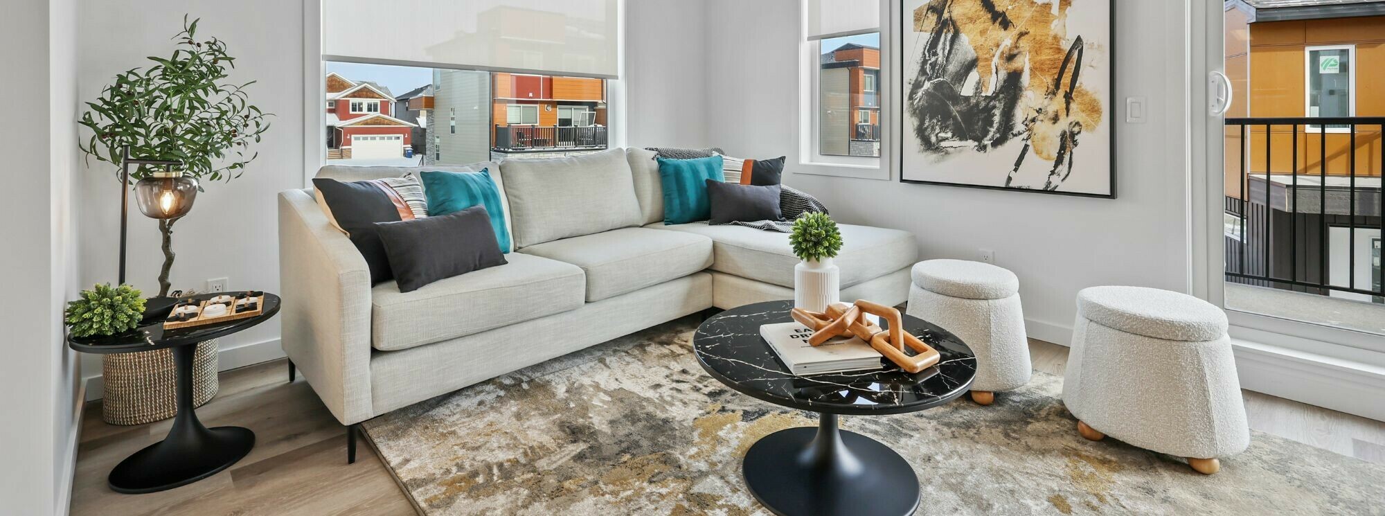 Jade townhomes living room