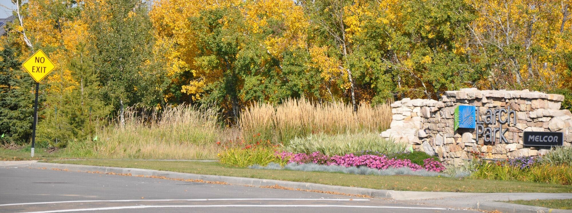 Larch Park in southwest Edmonton