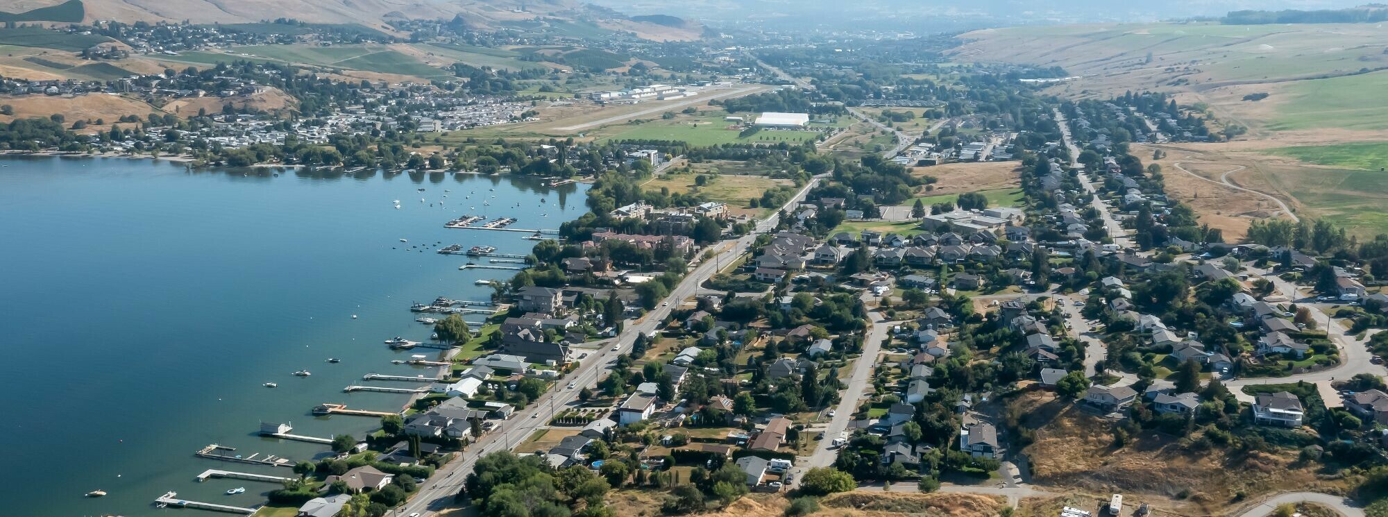 sailview banner - aerial photo